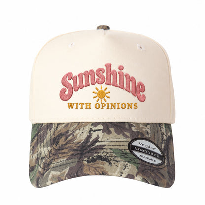 Sunshine With Opinions 5-Panel Trucker Hat