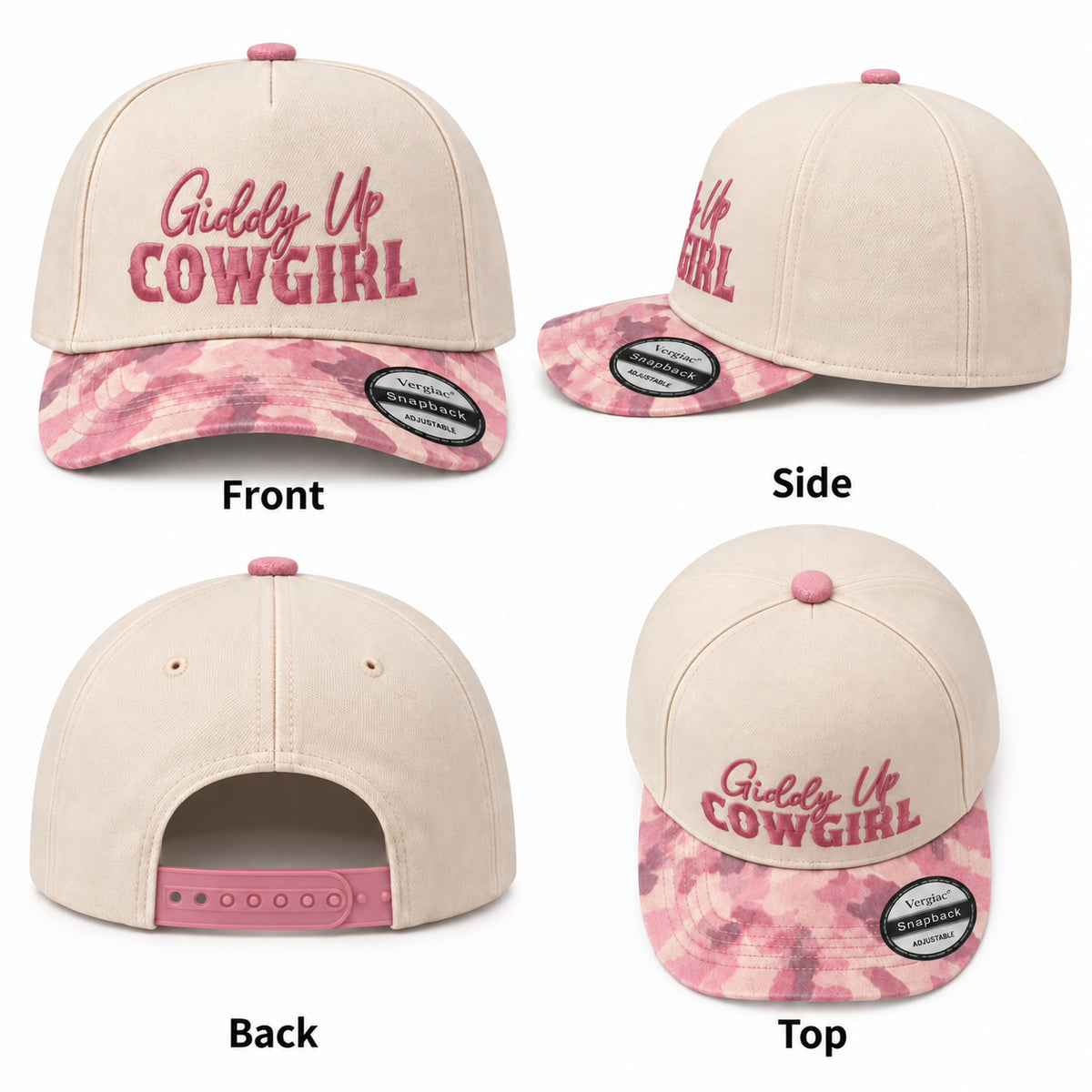 Giddy Up Cowgirl 5-Panel Trucker Hat