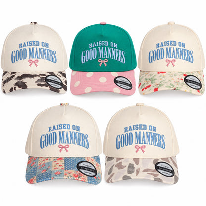 Raised On Good Manners 5-Panel Trucker Hat