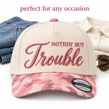 Nothin But Trouble 5-Panel Trucker Hat