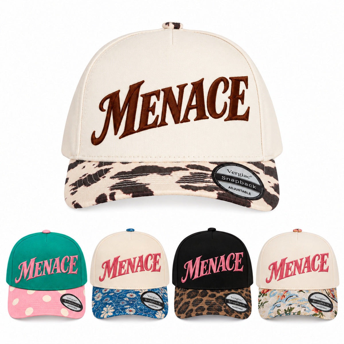 Menace Vintage 5-Panel Trucker Hat