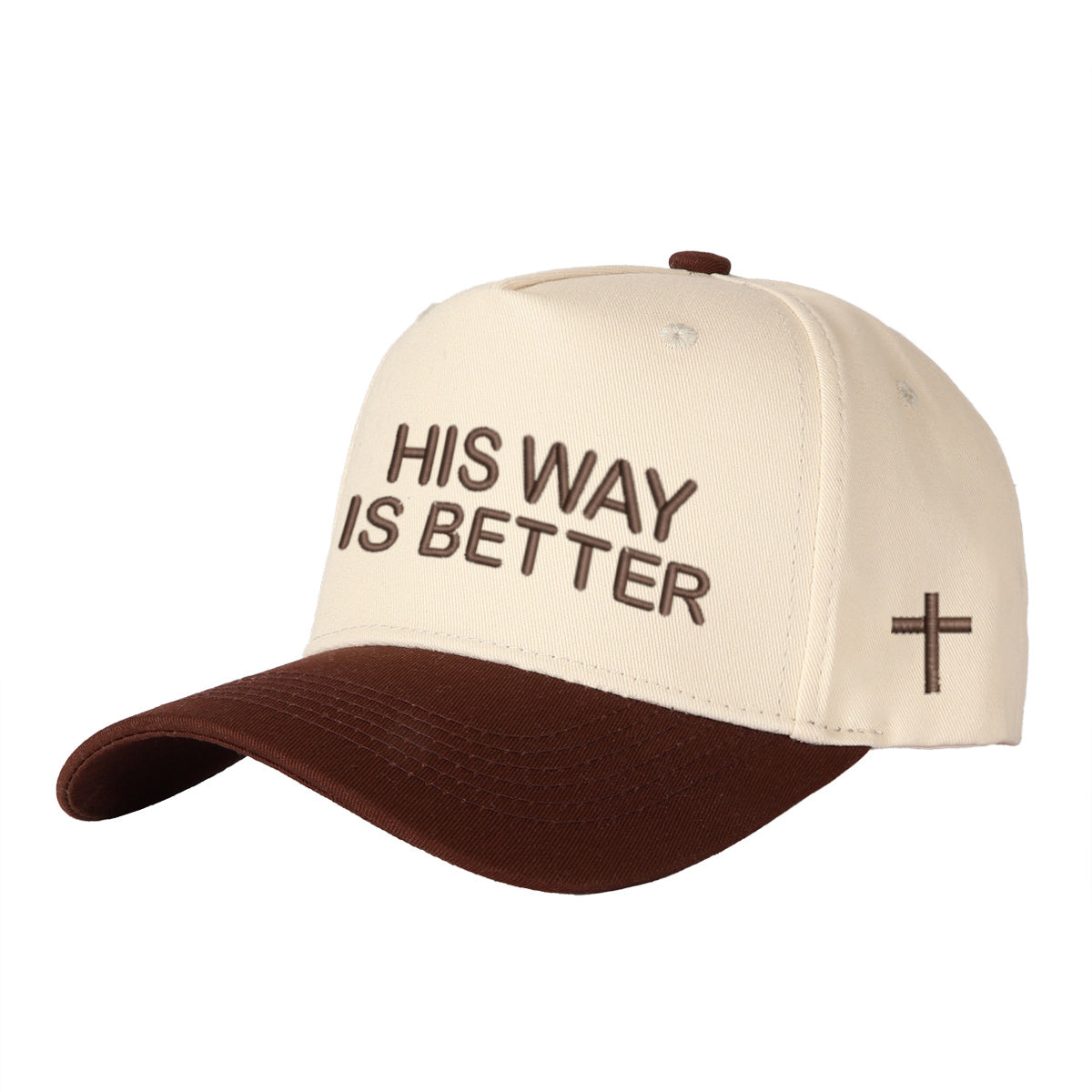 His Way Is Better Embroidered Trucker Hat