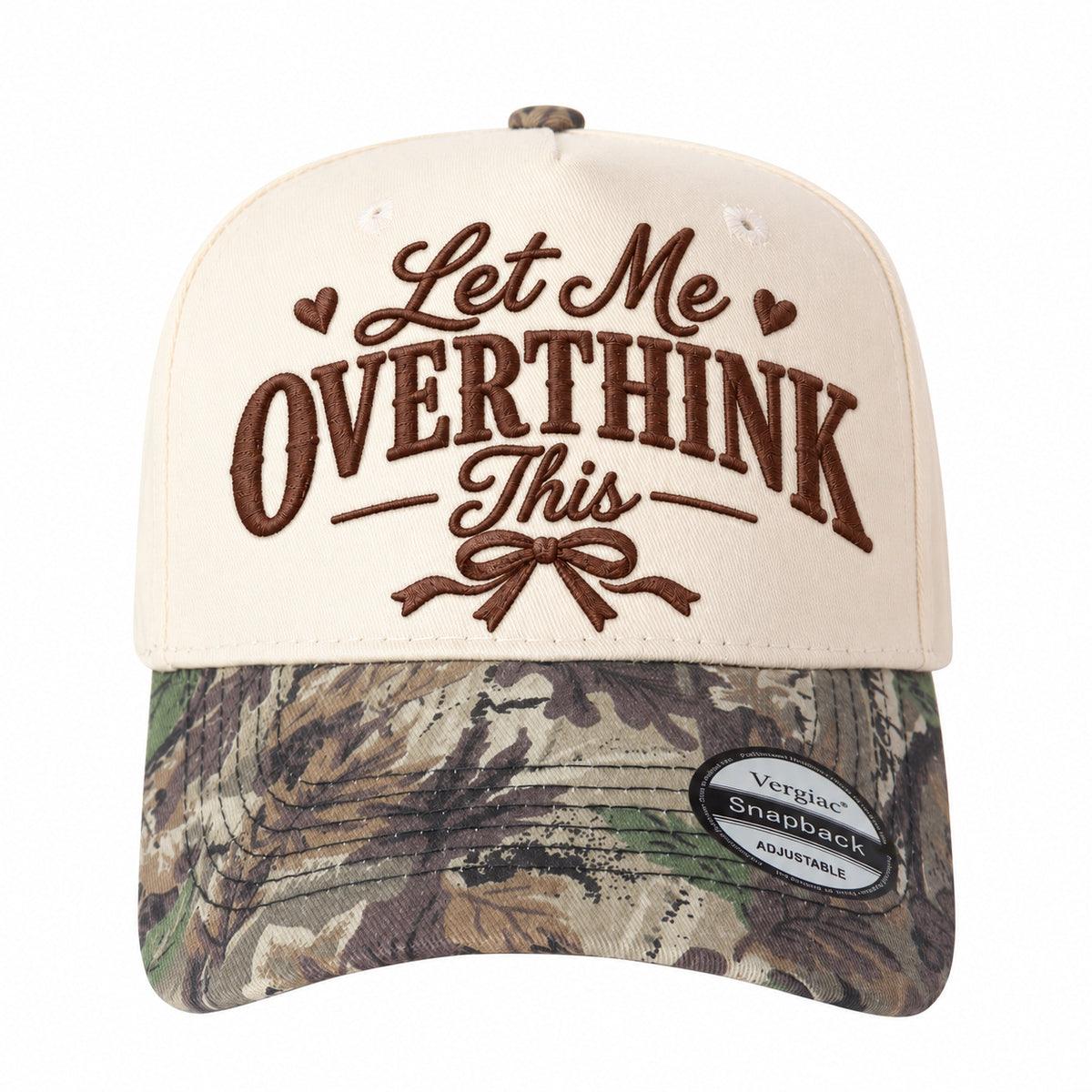 Let Me Overthink This Heart 5-Panel Trucker Hat