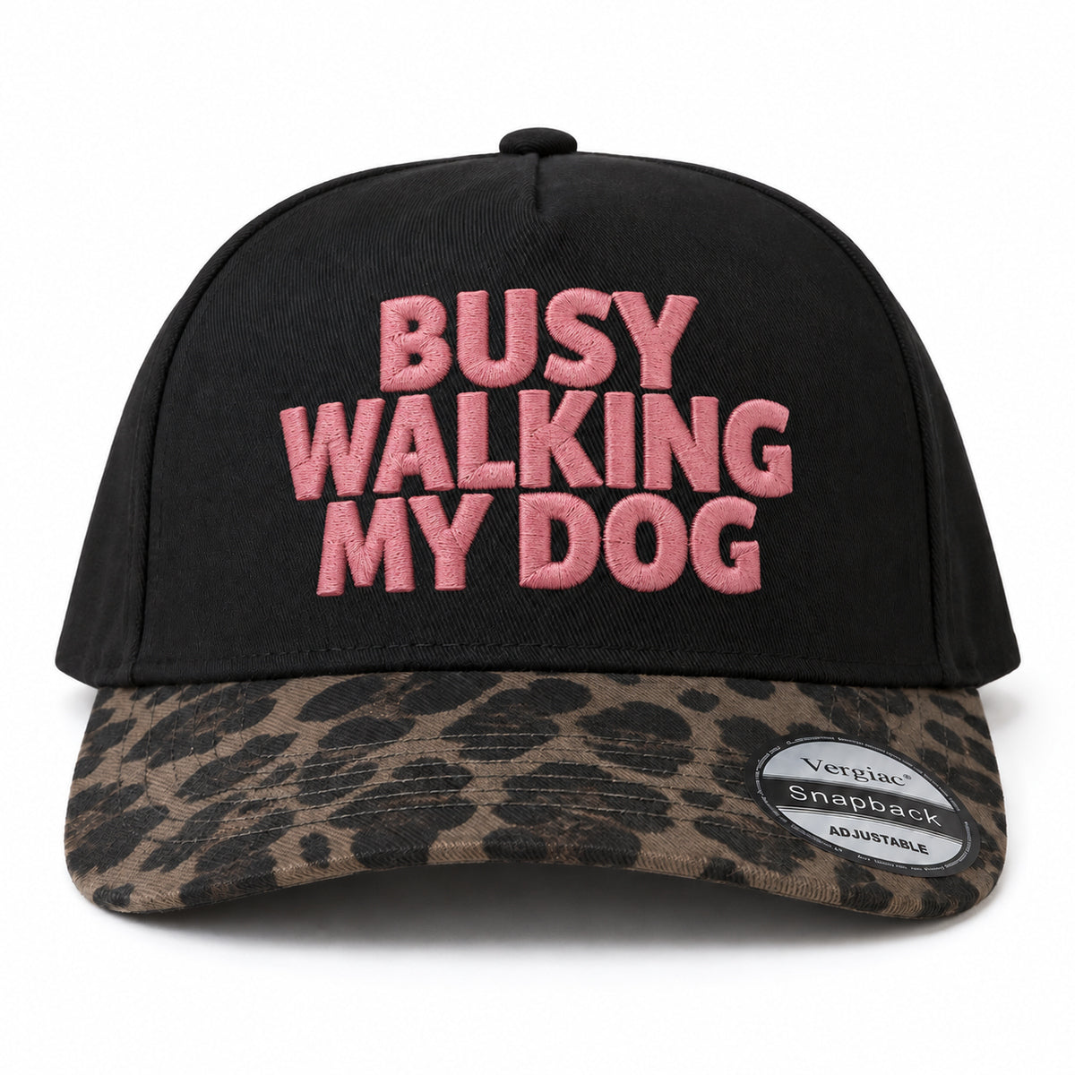 Busy Walking My Dog Pet-themed 5-Panel Trucker Hat