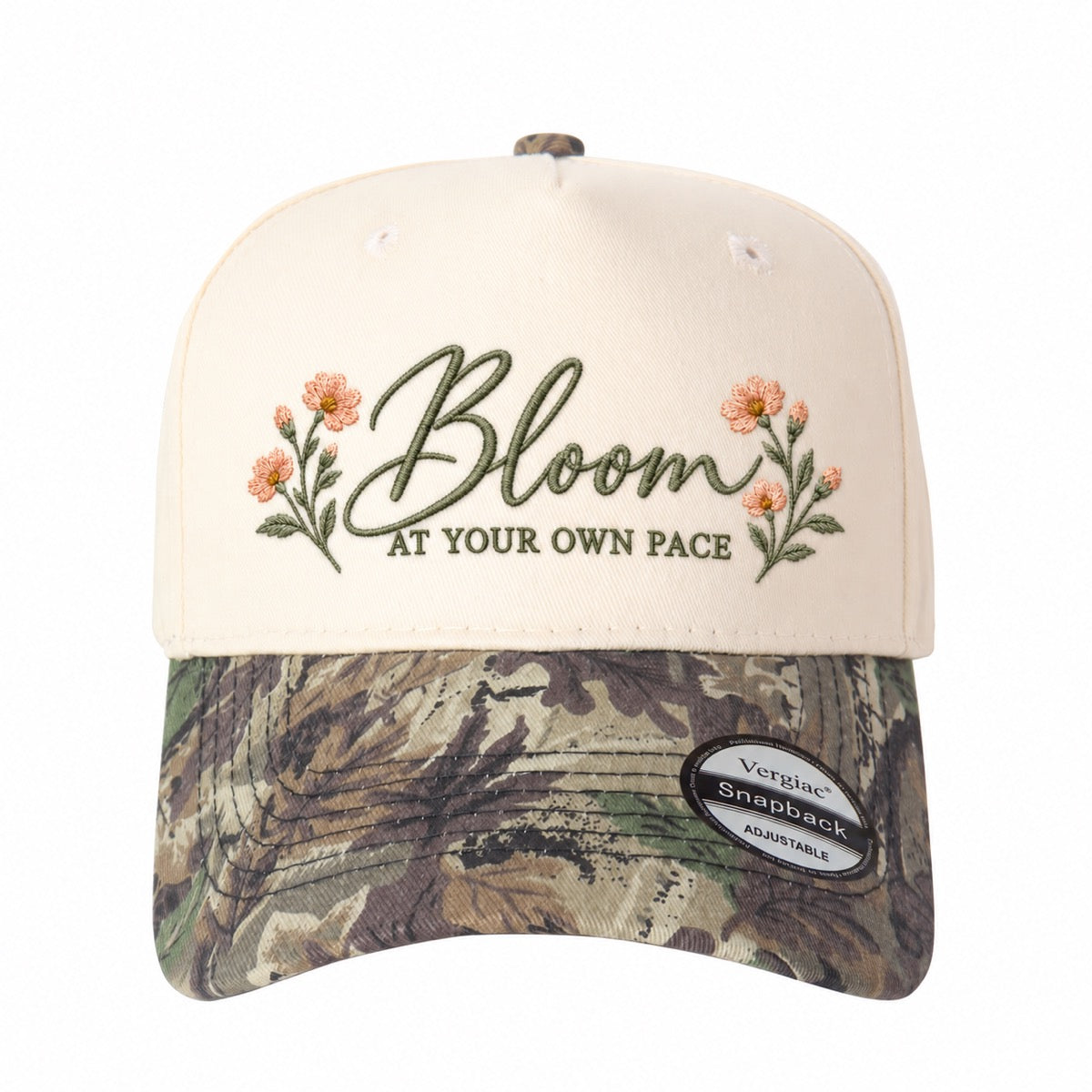Bloom At Your Own Pace 5-Panel Trucker Hat