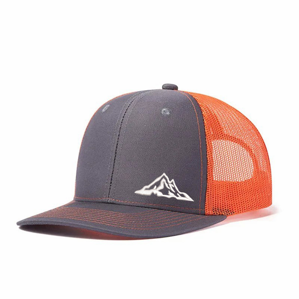 Snowy Mountain Embroidered Trucker Hat / Mesh Cap