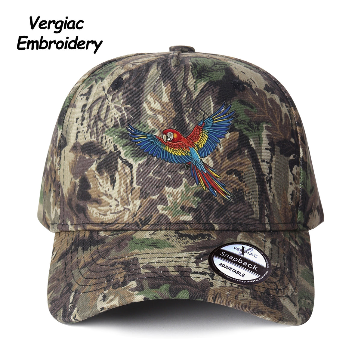 Parrot Embroidered Trucker Hat