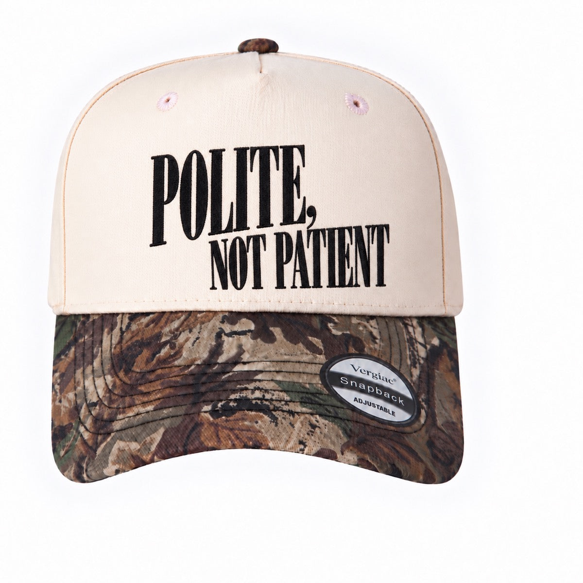 Polite, Not Patient 5-Panel Trucker Hat