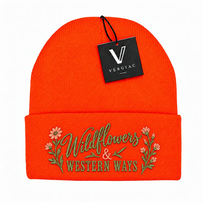 Wildflowers & Western Ways Embroidered Knit Beanie