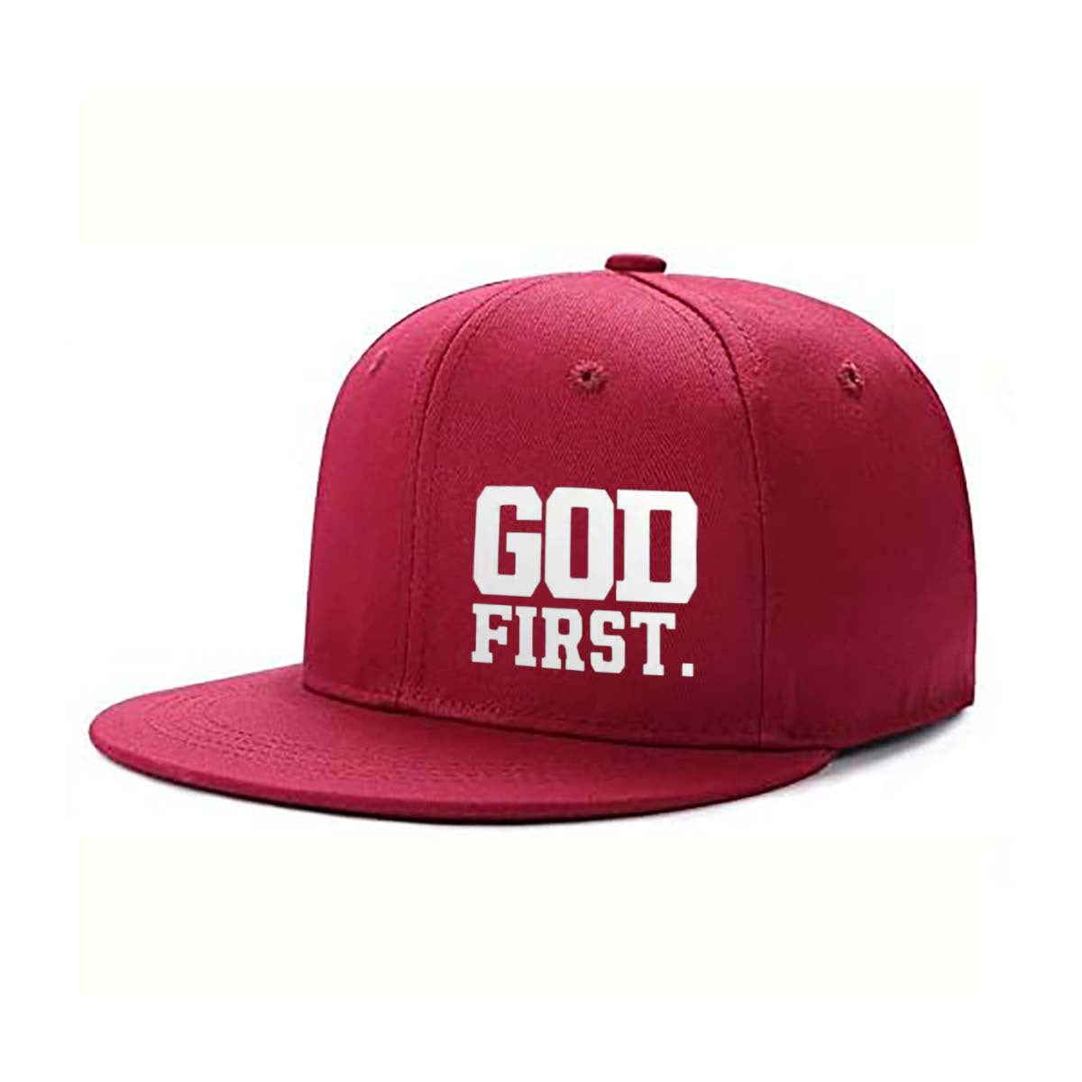 God First. Embroidered Trucker Hat
