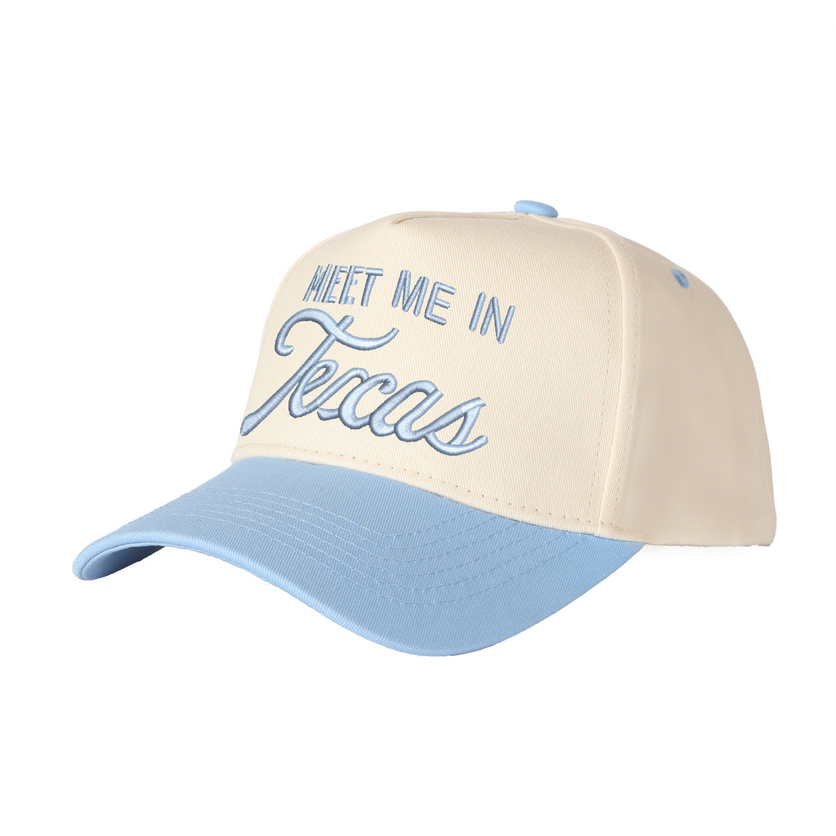 Meet Me In Texas Embroidered Trucker Hat