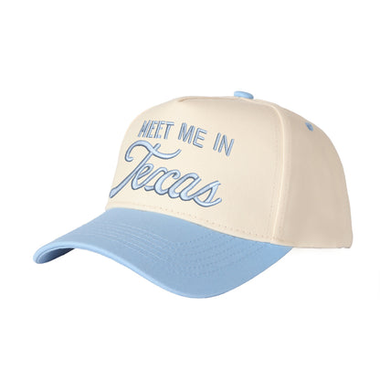 Meet Me In Texas Embroidered Trucker Hat