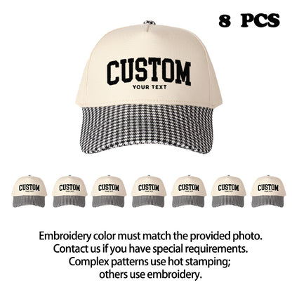 Custom Embroidered Trucker Hats (8-Pack)