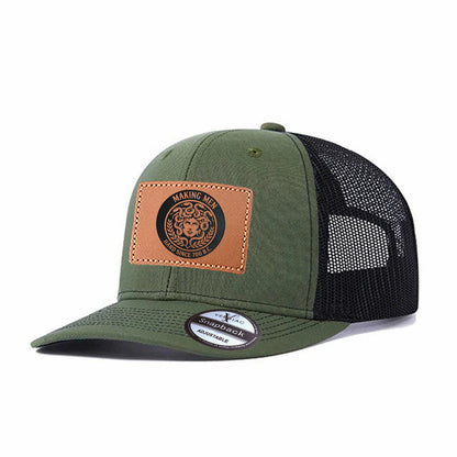 Making Men Hard Since 700 B.c Leather Patch Trucker Hat