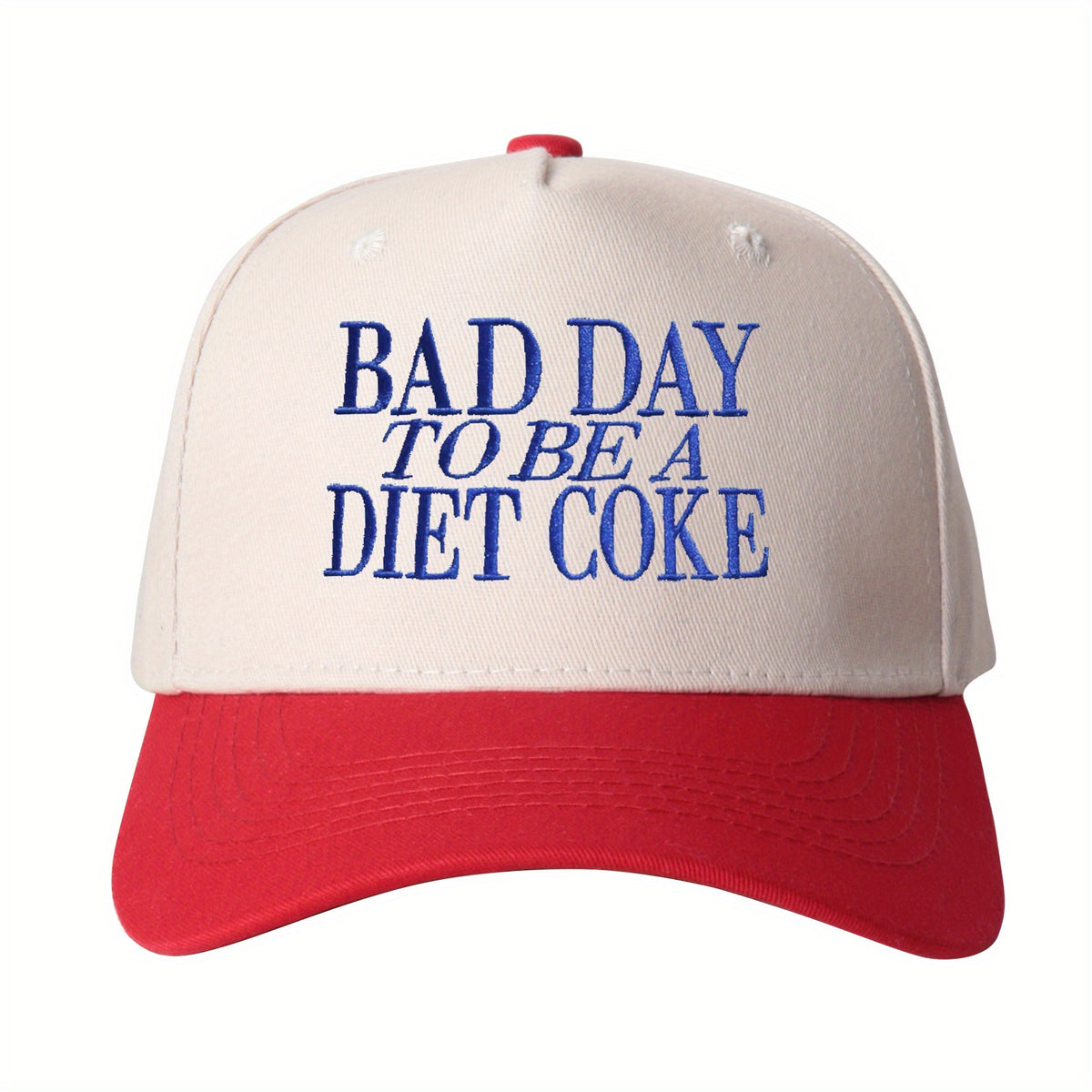 Bad Day To BE Embroidered Trucker Hat Humorous Novelty Statement Cap Unisex