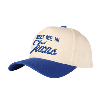 Meet Me In Texas Embroidered Trucker Hat