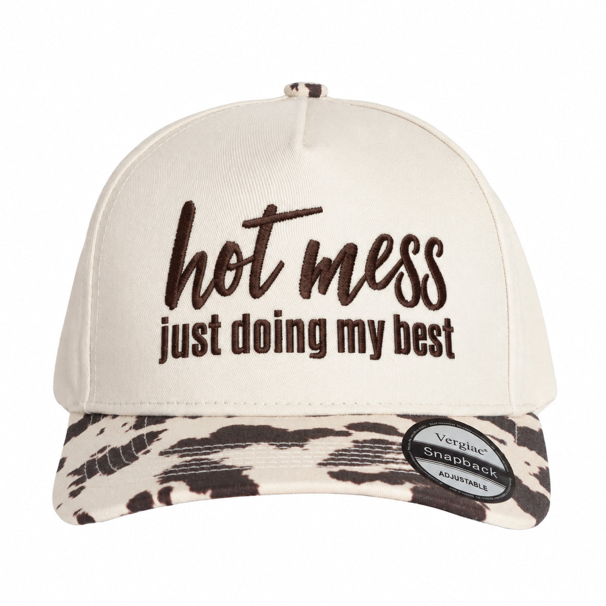 Hot Mess Just Doing My Best 5-Panel Trucker Hat