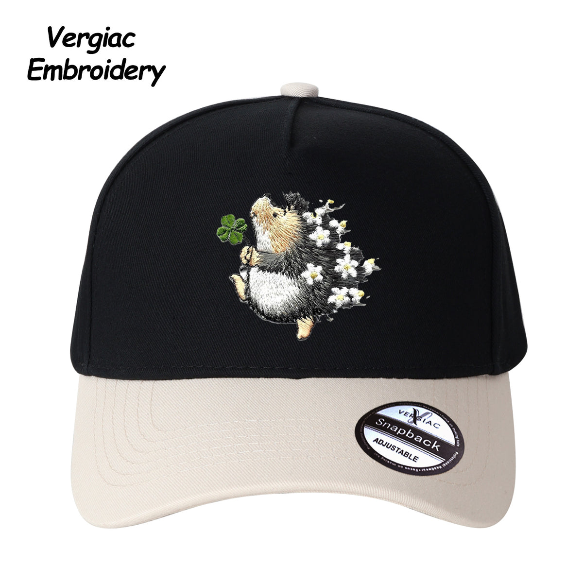 Hedgehog Embroidered Trucker Hat