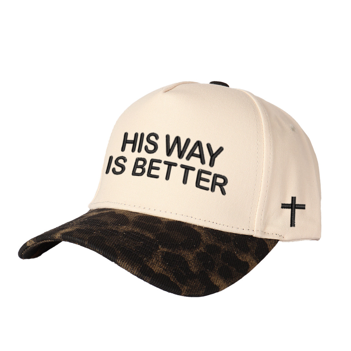 His Way Is Better Embroidered Trucker Hat