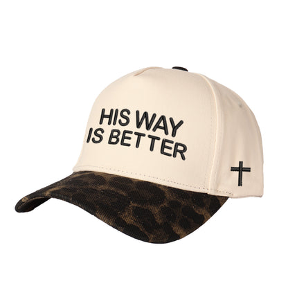 His Way Is Better Embroidered Trucker Hat