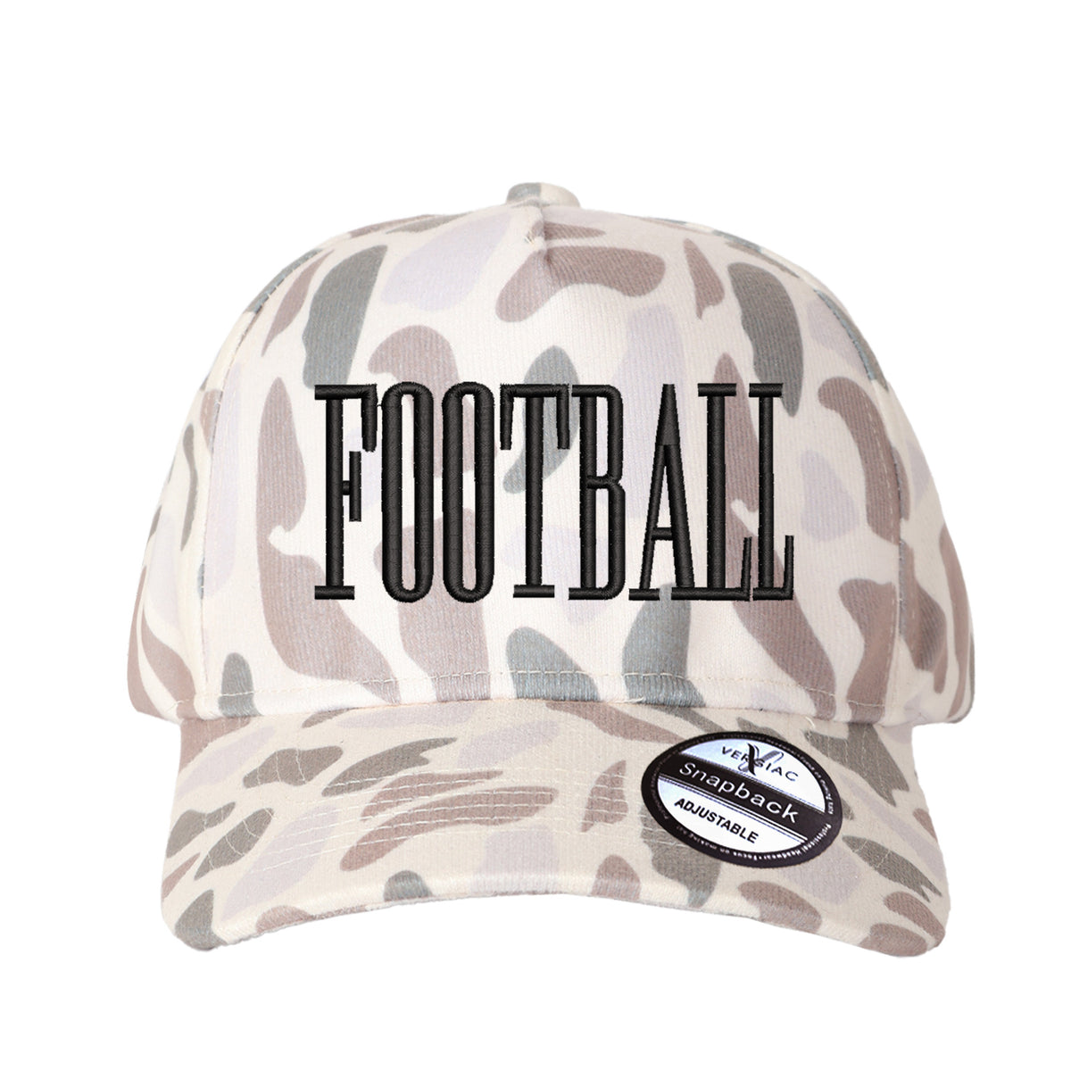 FOOTBALL Letter Embroidered Color Block Trucker Hat Unisex Adjustable Cotton Breathable Fashion Cap for Travel Daily Wear