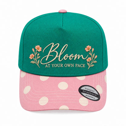 Bloom At Your Own Pace 5-Panel Trucker Hat