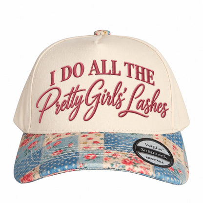 I Do All The Pretty Girls Lashes Lash-themed 5-Panel Trucker Hat