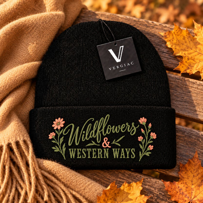 Wildflowers & Western Ways Embroidered Knit Beanie