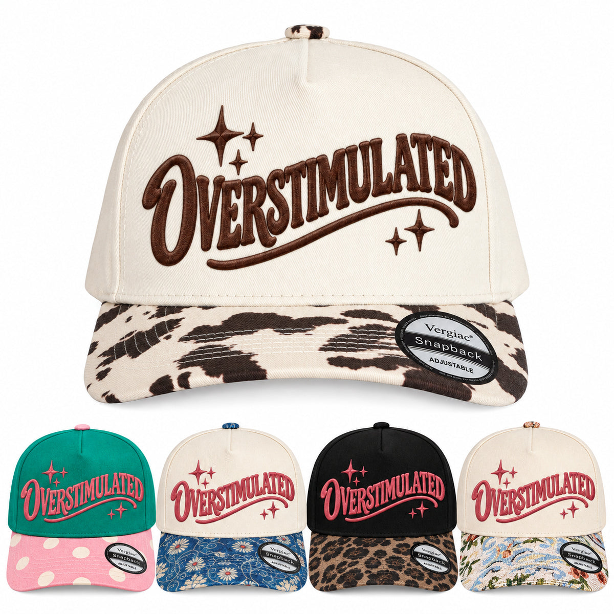 Overstimulated Star 5-Panel Trucker Hat