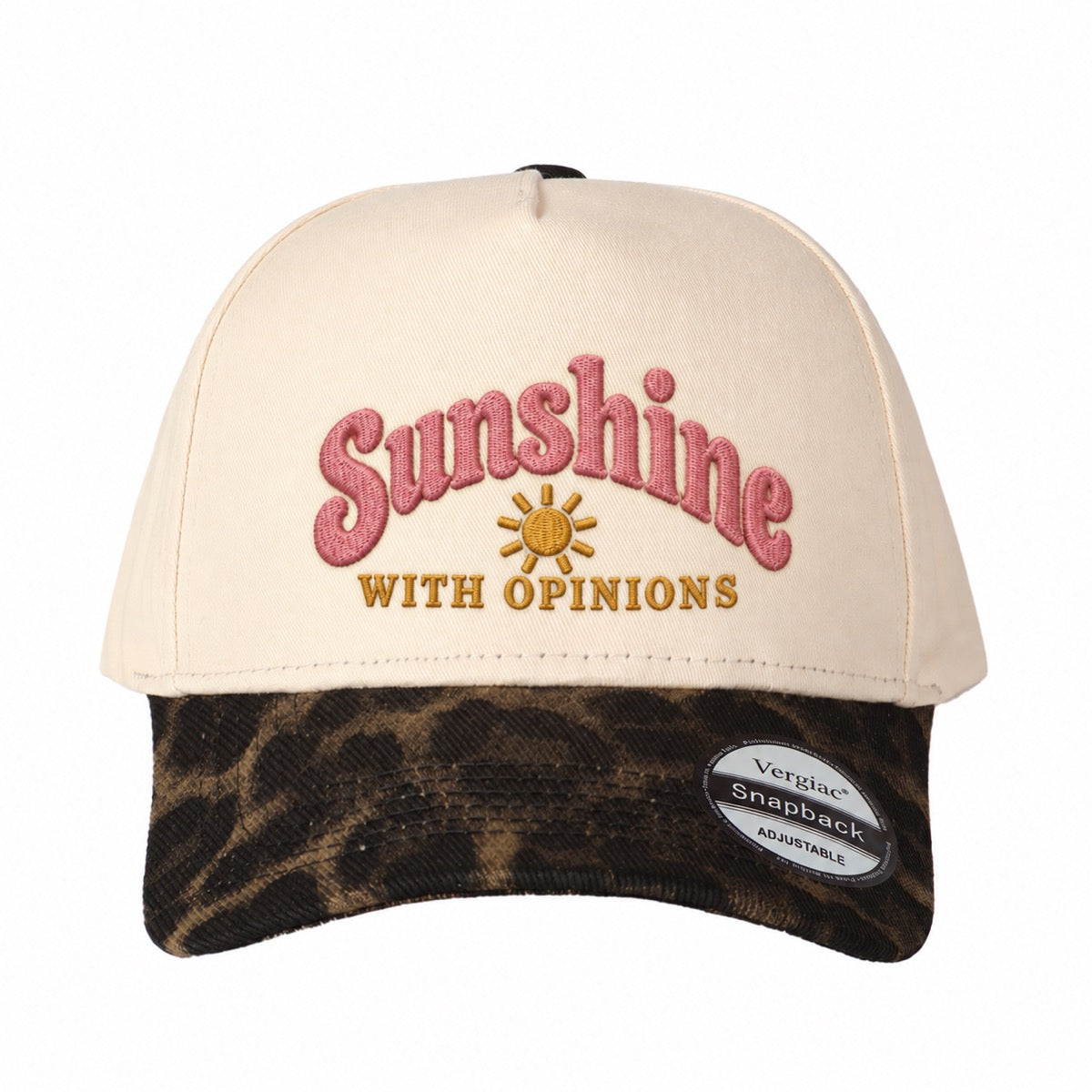 Sunshine With Opinions 5-Panel Trucker Hat