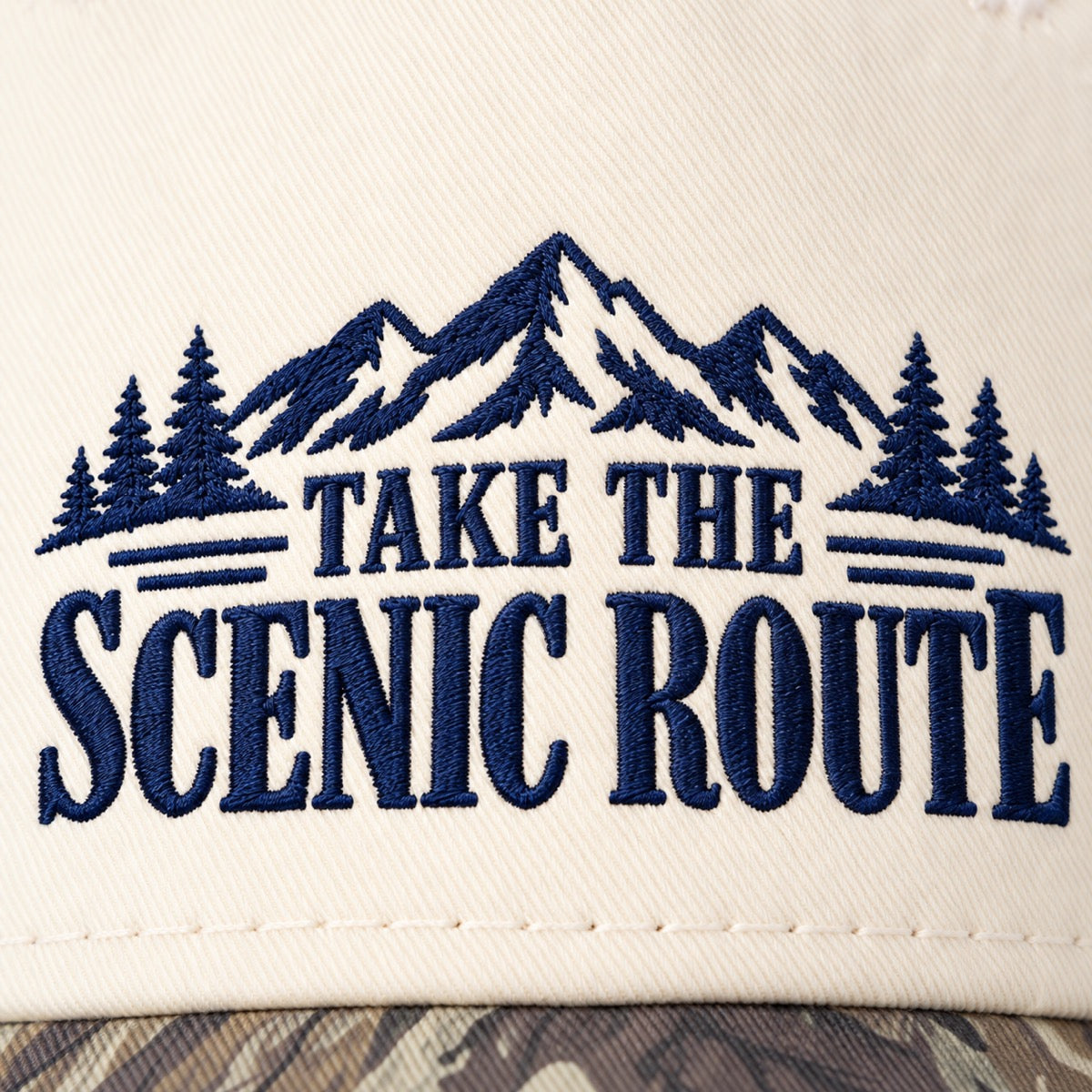 Take The Scenic Route 5-Panel Trucker Hat