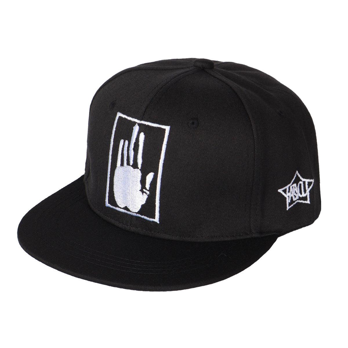 Hand Graphic Embroidered Trucker Hat