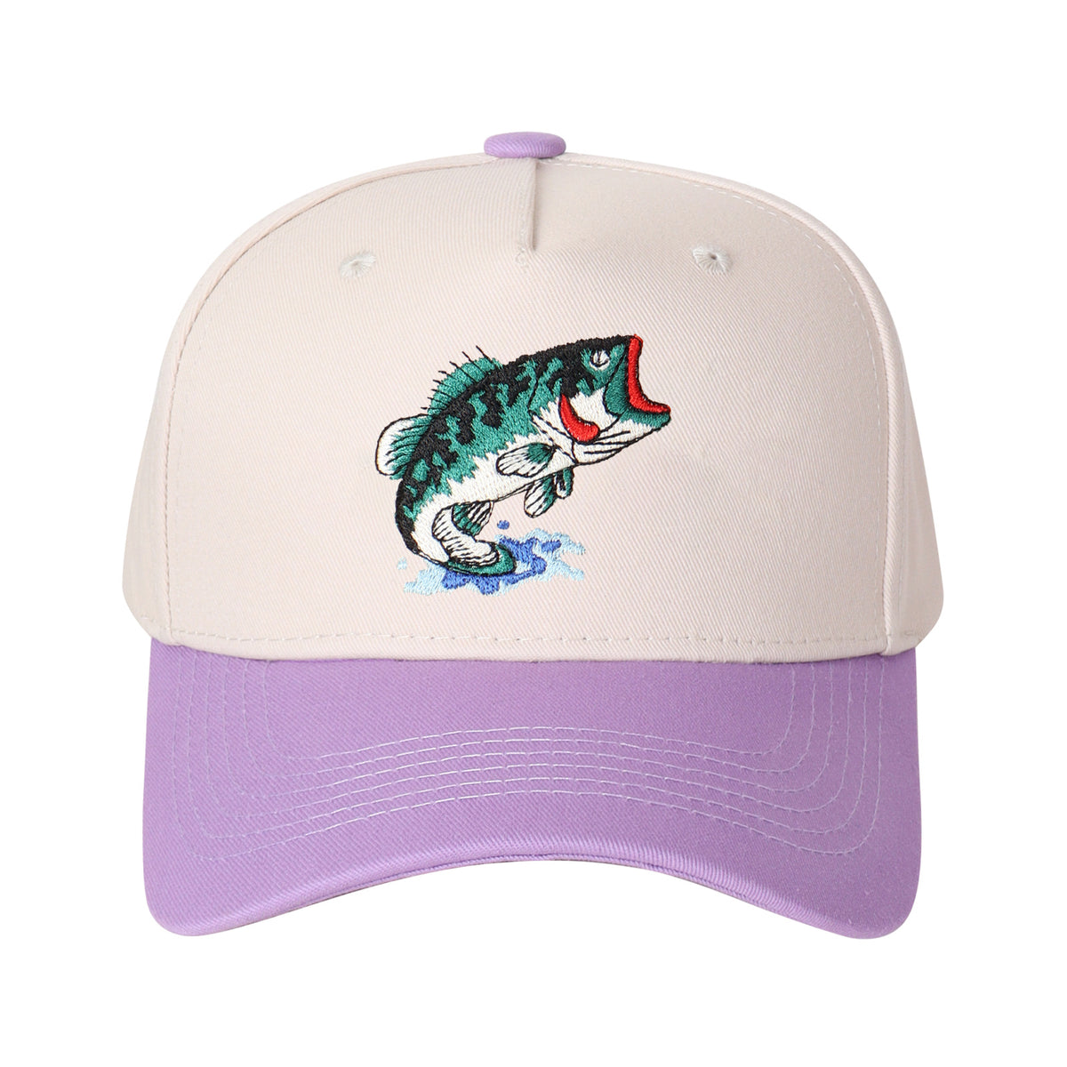 Largemouth Bass Embroidered Trucker Hat