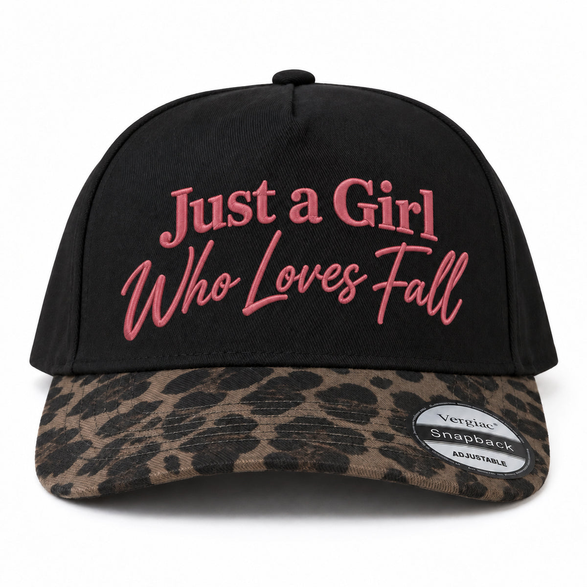 Just A Girl Who Loves Fall Fall-themed 5-Panel Trucker Hat