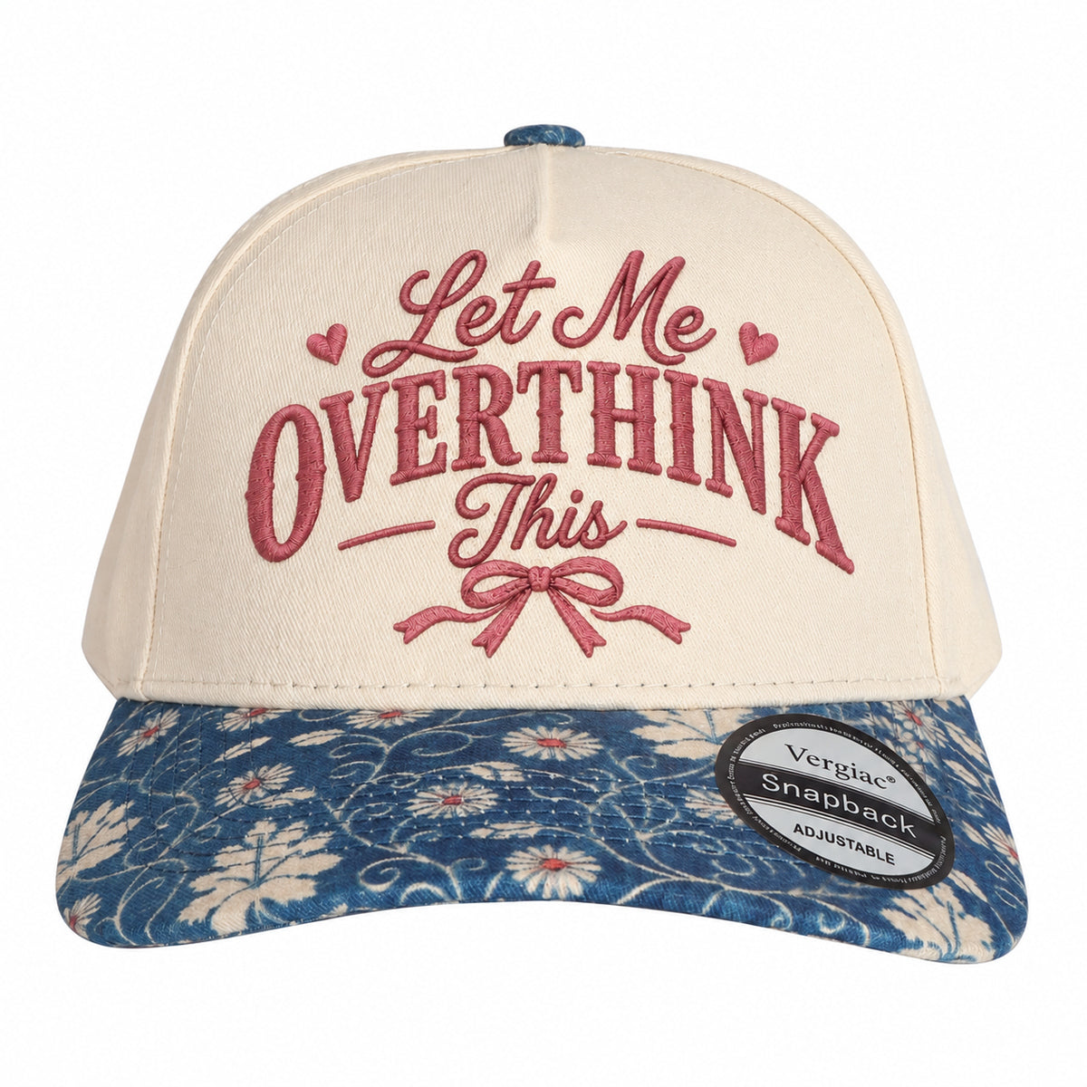 Let Me Overthink This Heart 5-Panel Trucker Hat