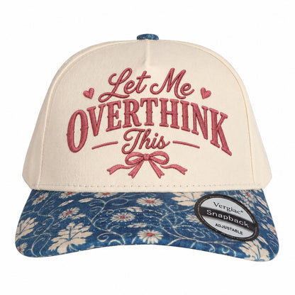 Let Me Overthink This Heart 5-Panel Trucker Hat