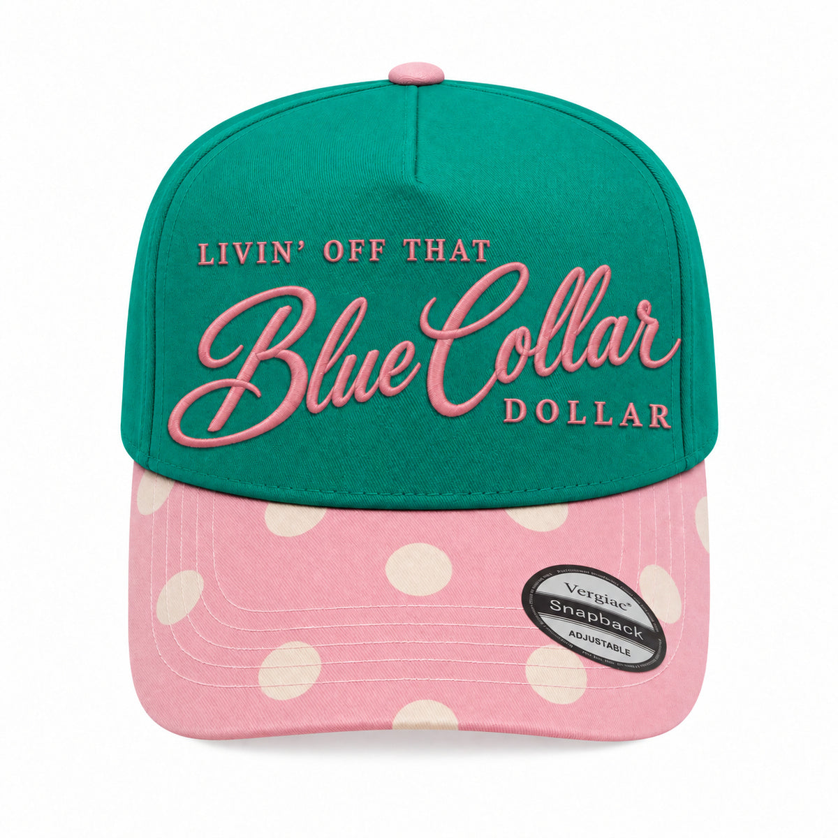 Livin Off That Blue Collar Dollar 5-Panel Trucker Hat