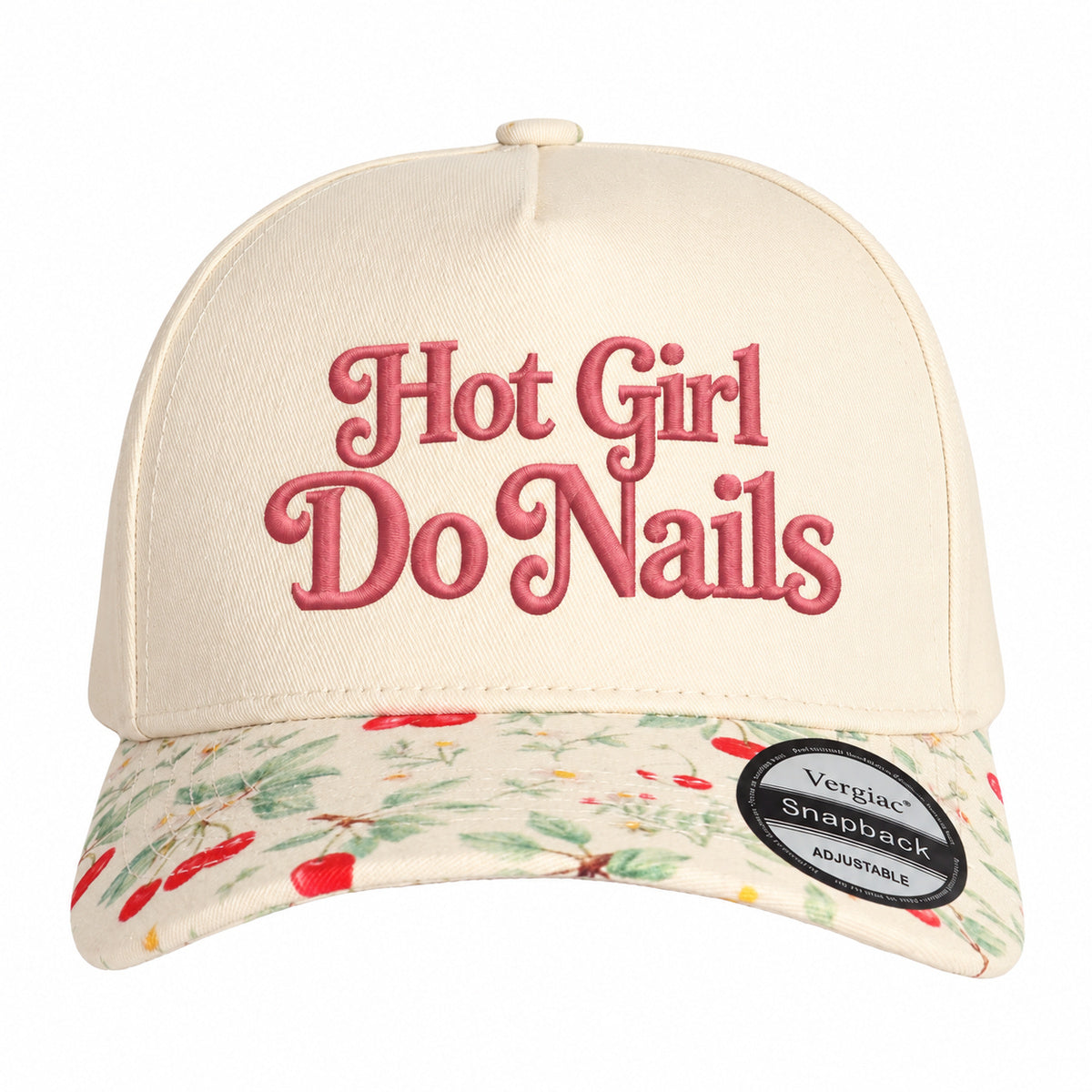 Hot Girl Do Nails Vintage 5-Panel Trucker Hat