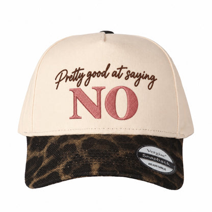 Pretty Good At Saying No 5-Panel Trucker Hat