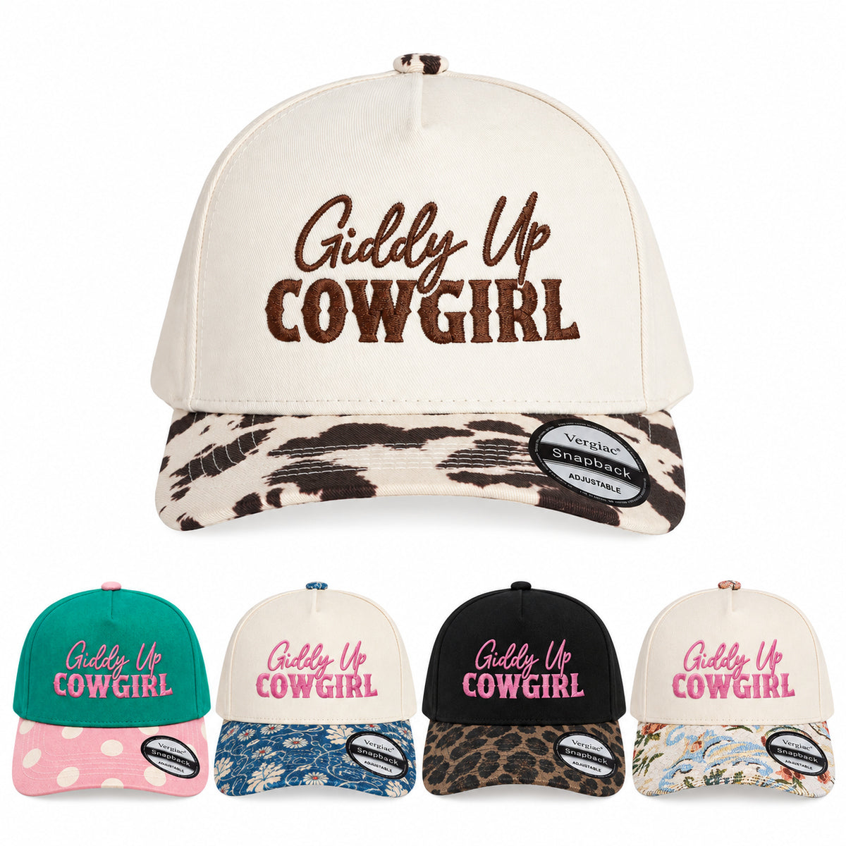 Giddy Up Cowgirl 5-Panel Trucker Hat
