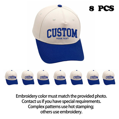 Custom Embroidered Trucker Hats (8-Pack)