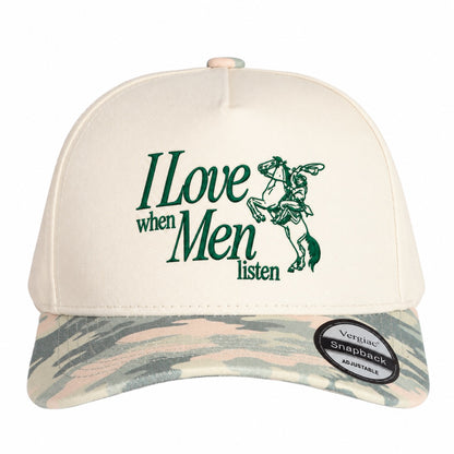 5-Panel Embroidered Cotton Trucker Hat with Printed Brim and Structured Front, Adjustable Unisex Baseball Cap, 1 Piece