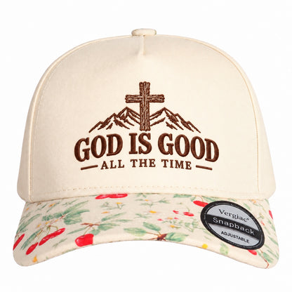 God Is Good All The Time 5-Panel Trucker Hat