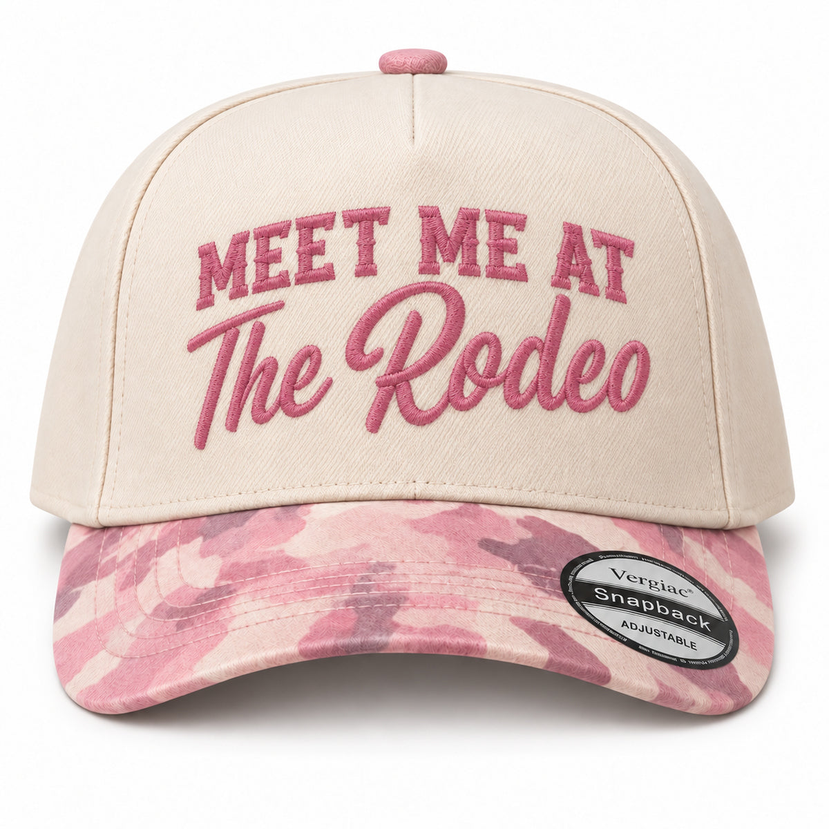 Meet Me At The Rodeo 5-Panel Trucker Hat