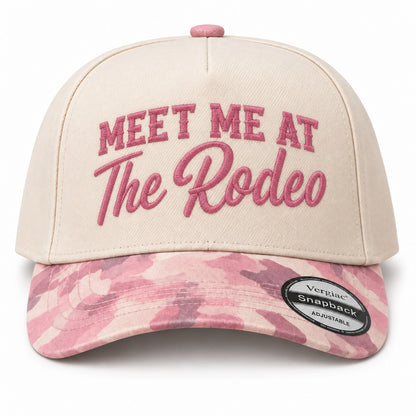 Meet Me At The Rodeo 5-Panel Trucker Hat