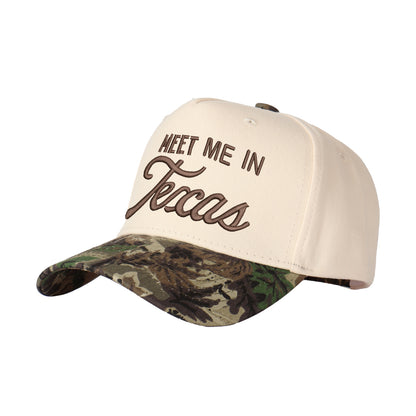 Meet Me In Texas Embroidered Trucker Hat
