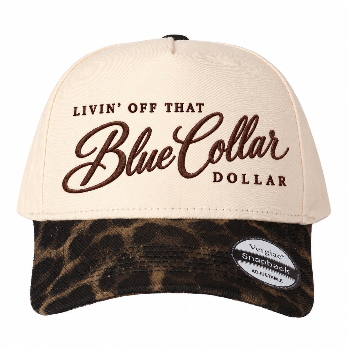 Livin Off That Blue Collar Dollar 5-Panel Trucker Hat