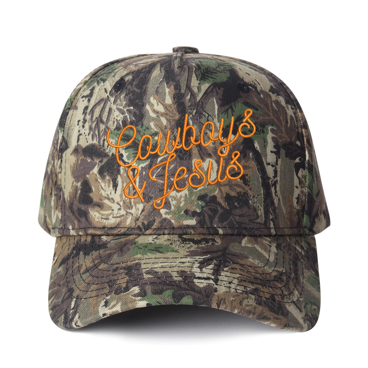 Cowboy & Jesus Embroidered Trucker Hat