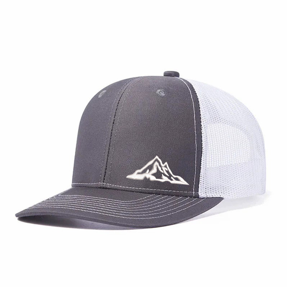 Snowy Mountain Embroidered Trucker Hat / Mesh Cap