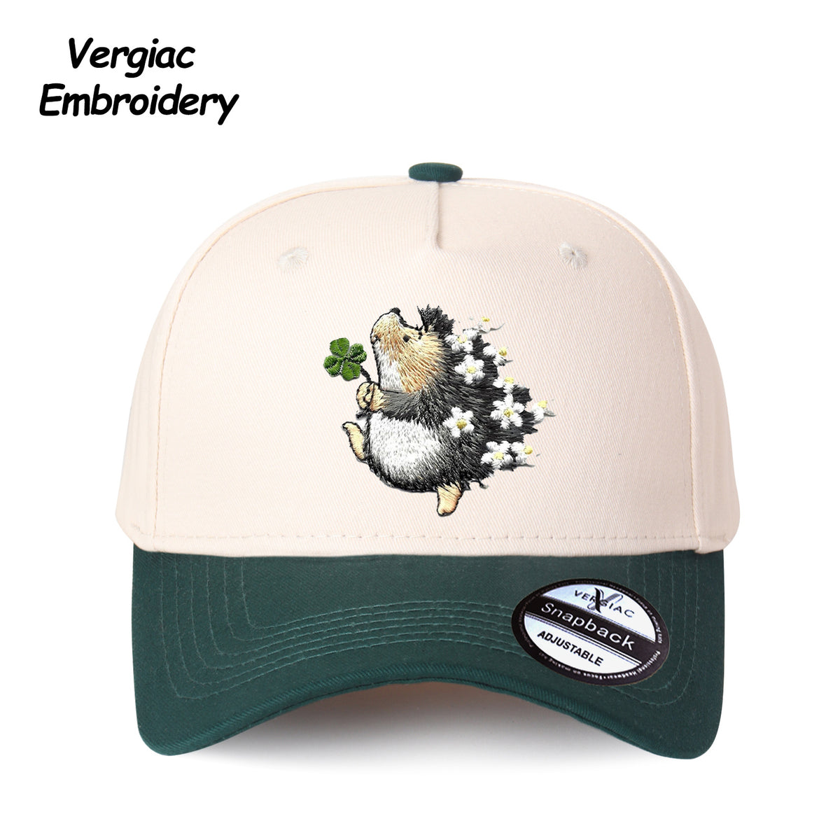 Hedgehog Embroidered Trucker Hat